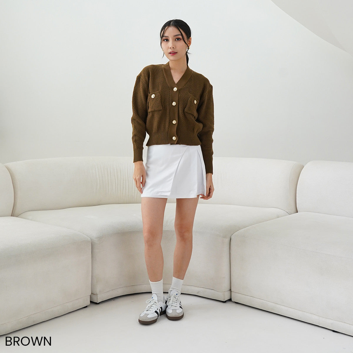 Haru Textured Knit Cardigan