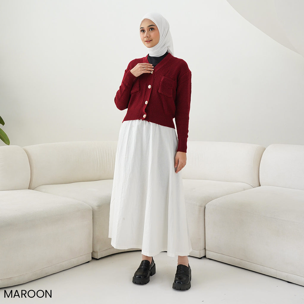 Haru Textured Knit Cardigan