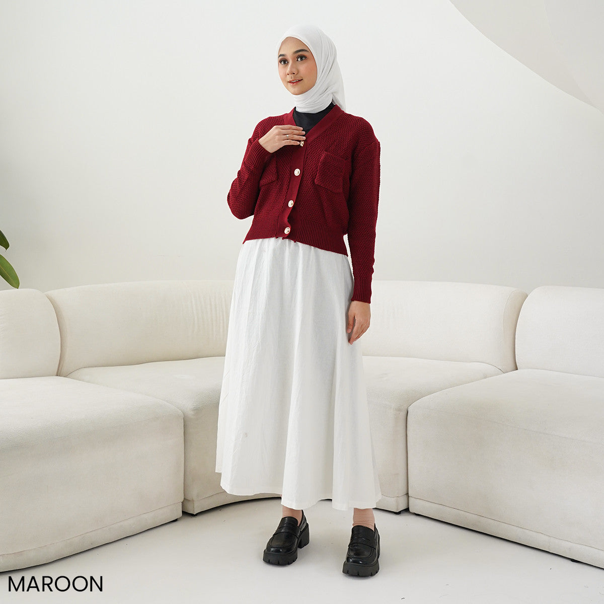Haru Textured Knit Cardigan