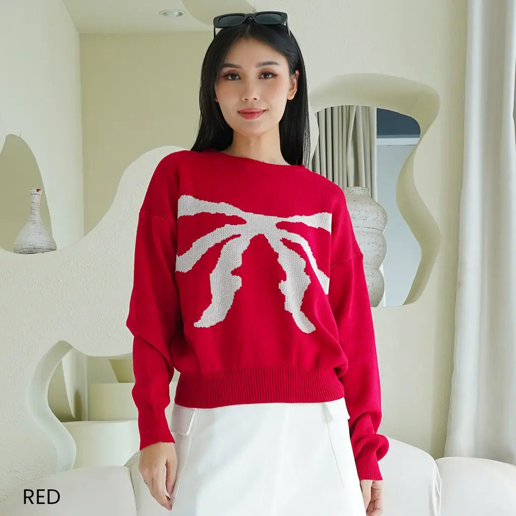 Amélie Ribbon Knit Sweater
