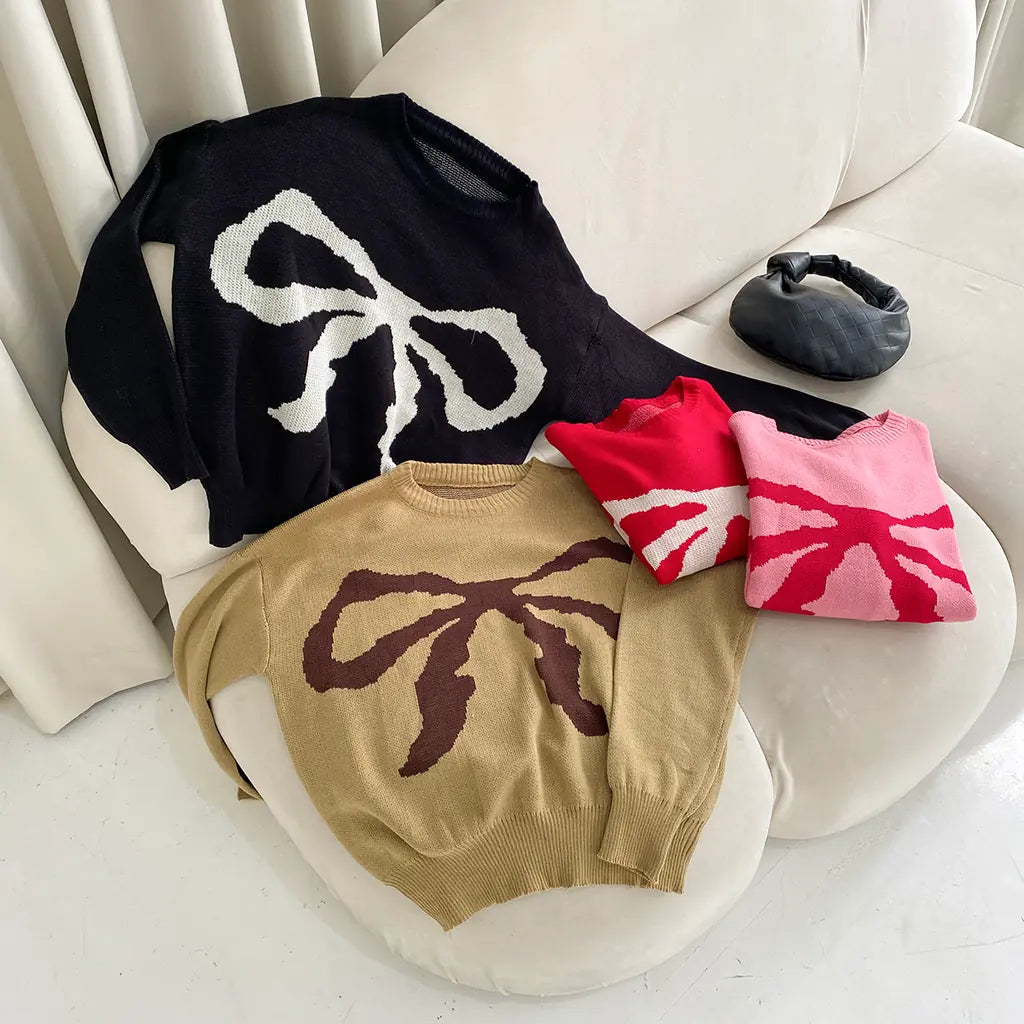 Amélie Ribbon Knit Sweater
