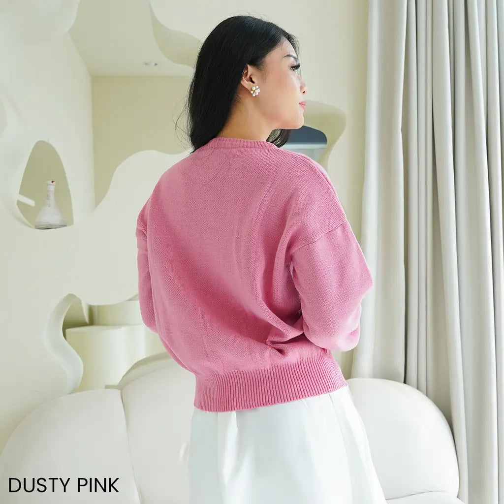 Amélie Ribbon Knit Sweater