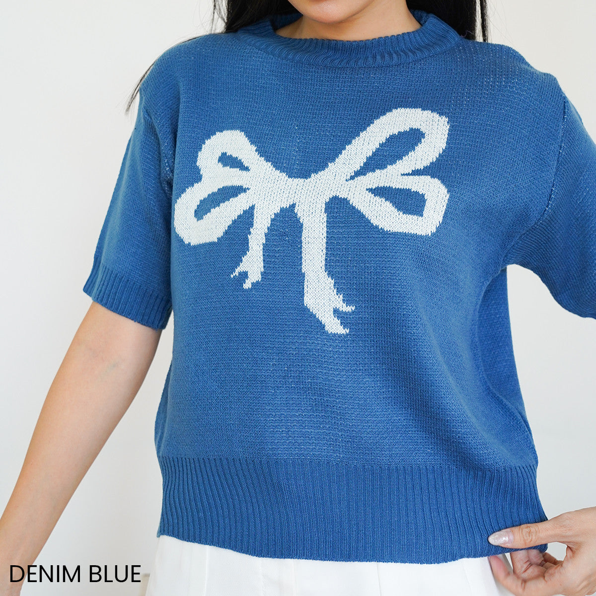 Éloise Bow Knit Top