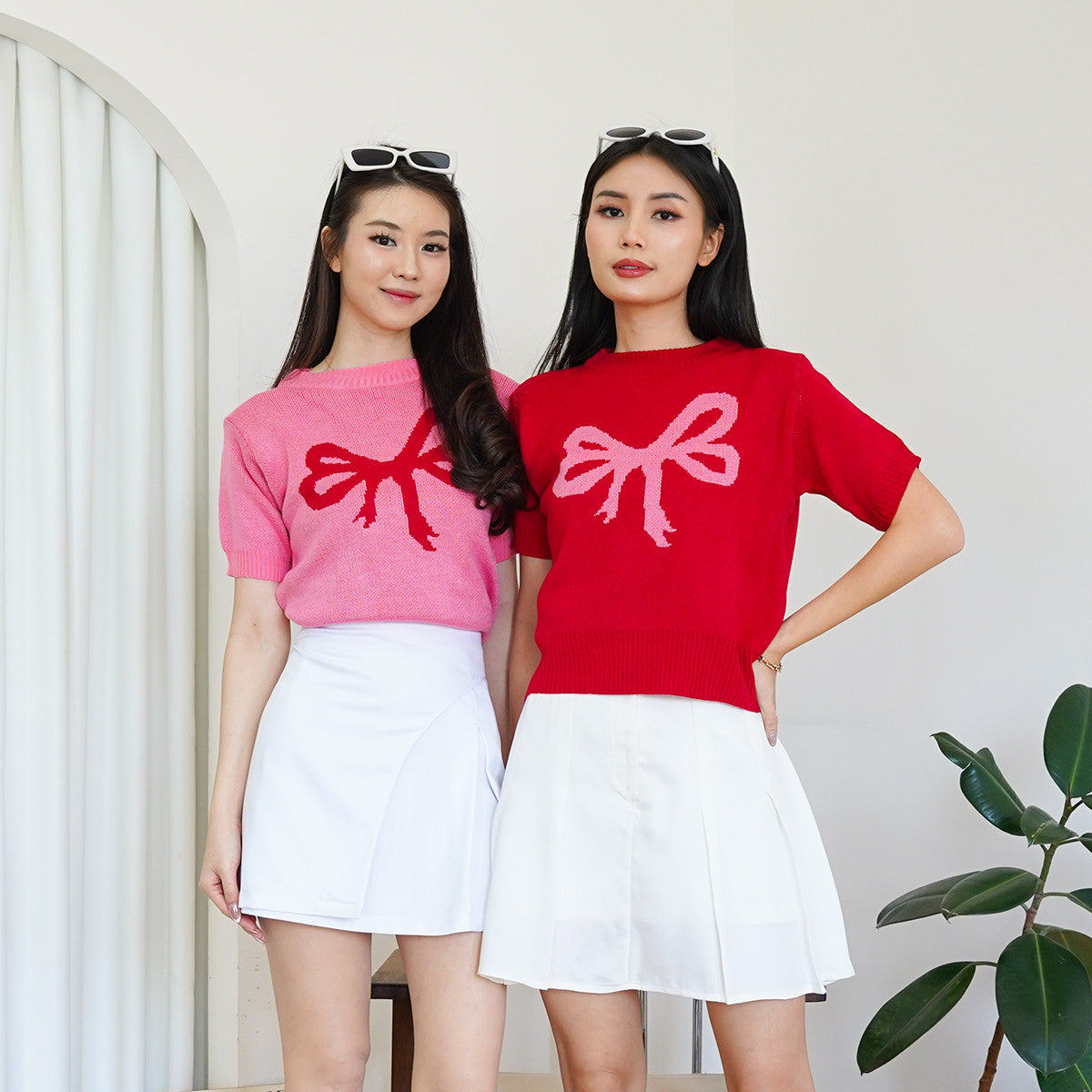 Éloise Bow Knit Top