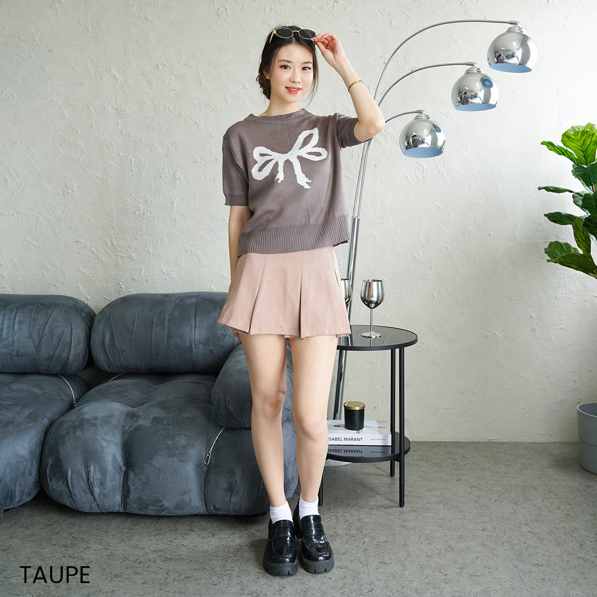 Éloise Bow Knit Top
