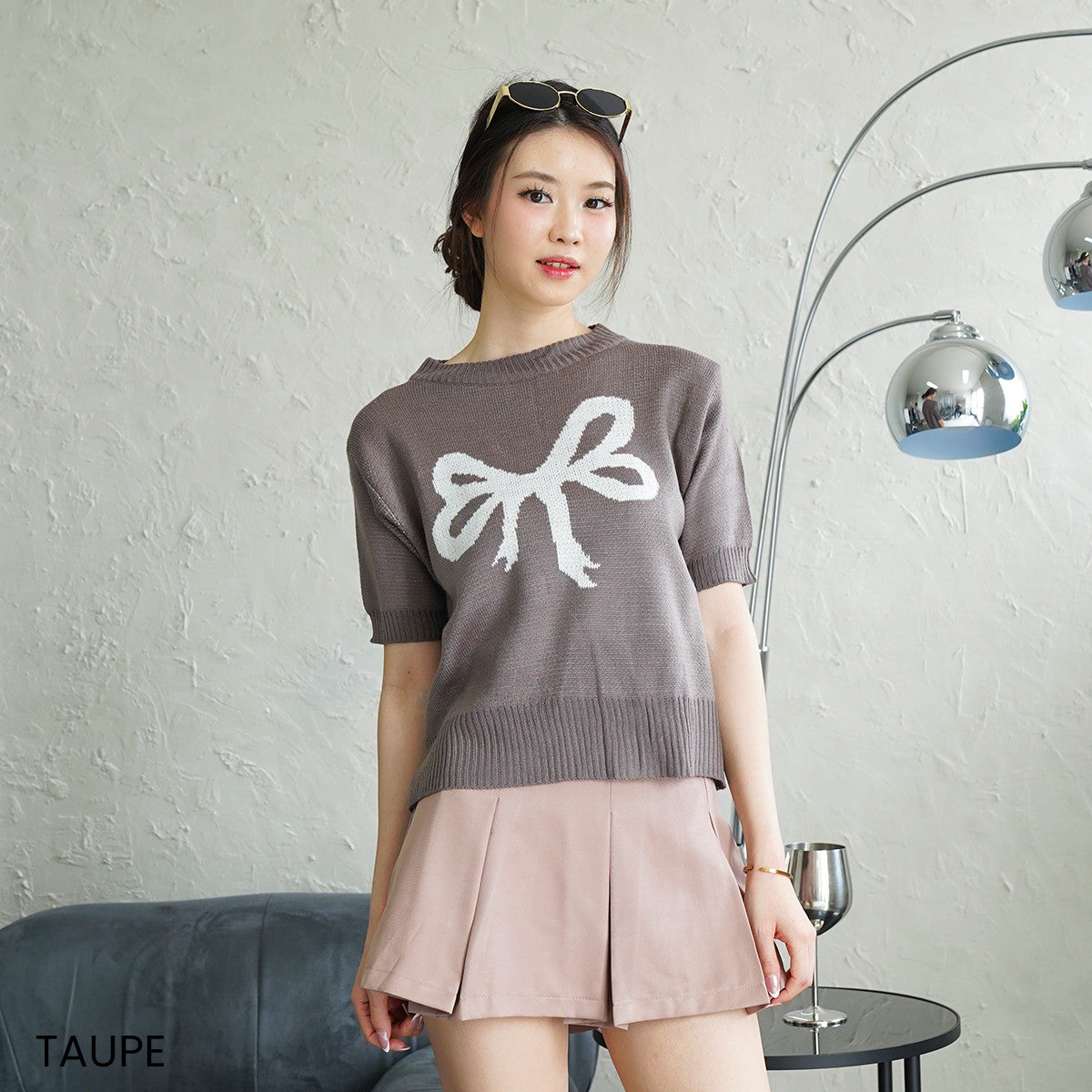 Éloise Bow Knit Top