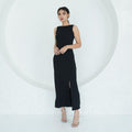 Fiorelle Slit Maxi Dress