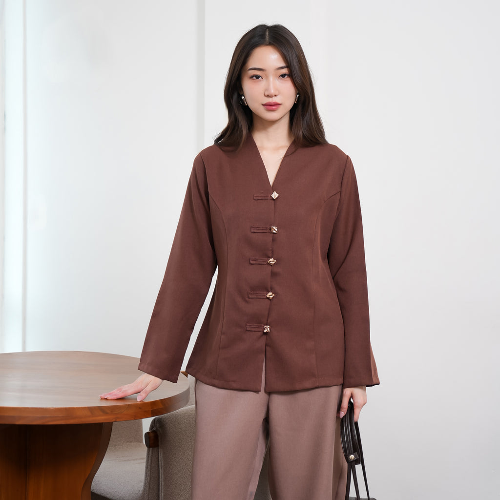 Elara Cheongsam Blouse
