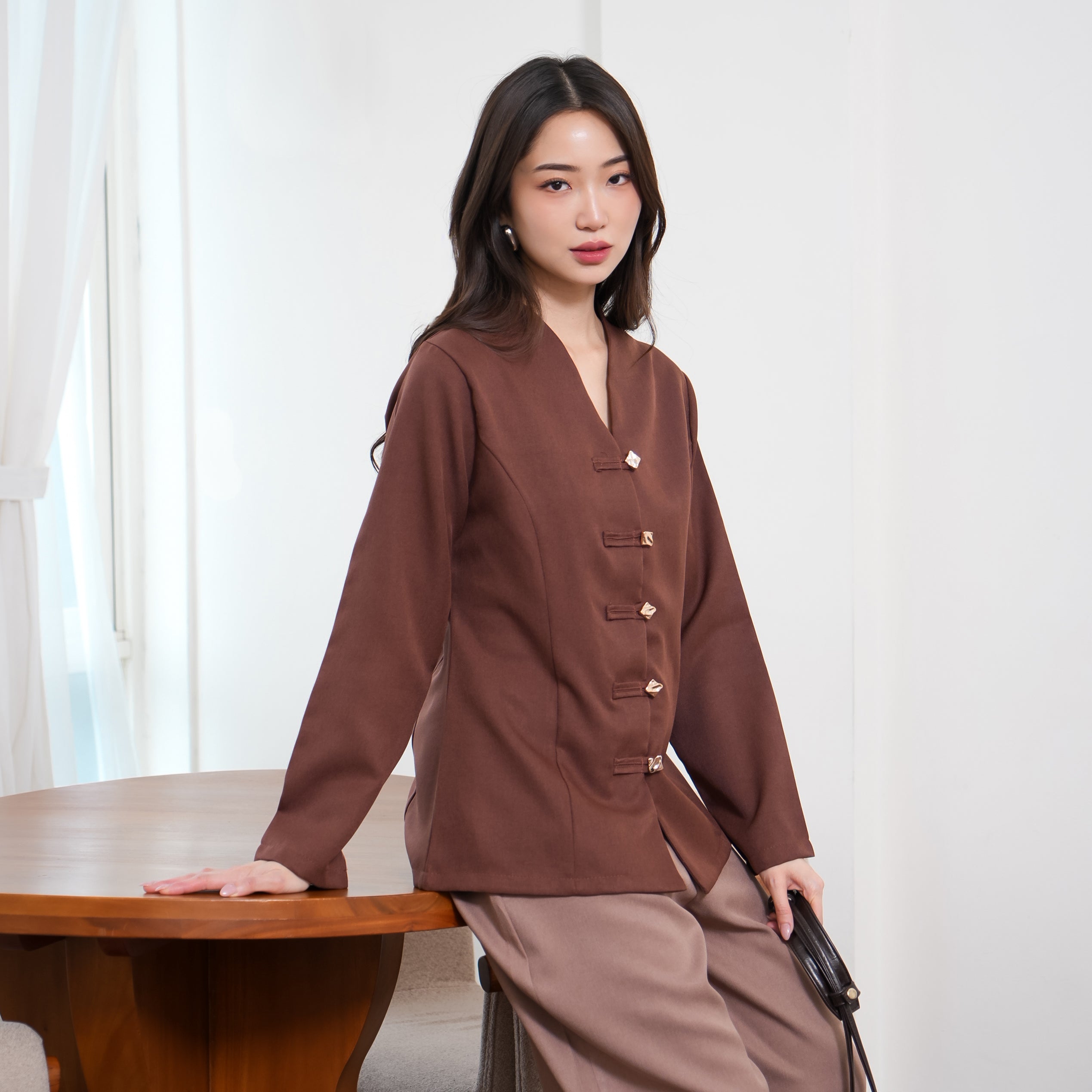 Elara Cheongsam Blouse