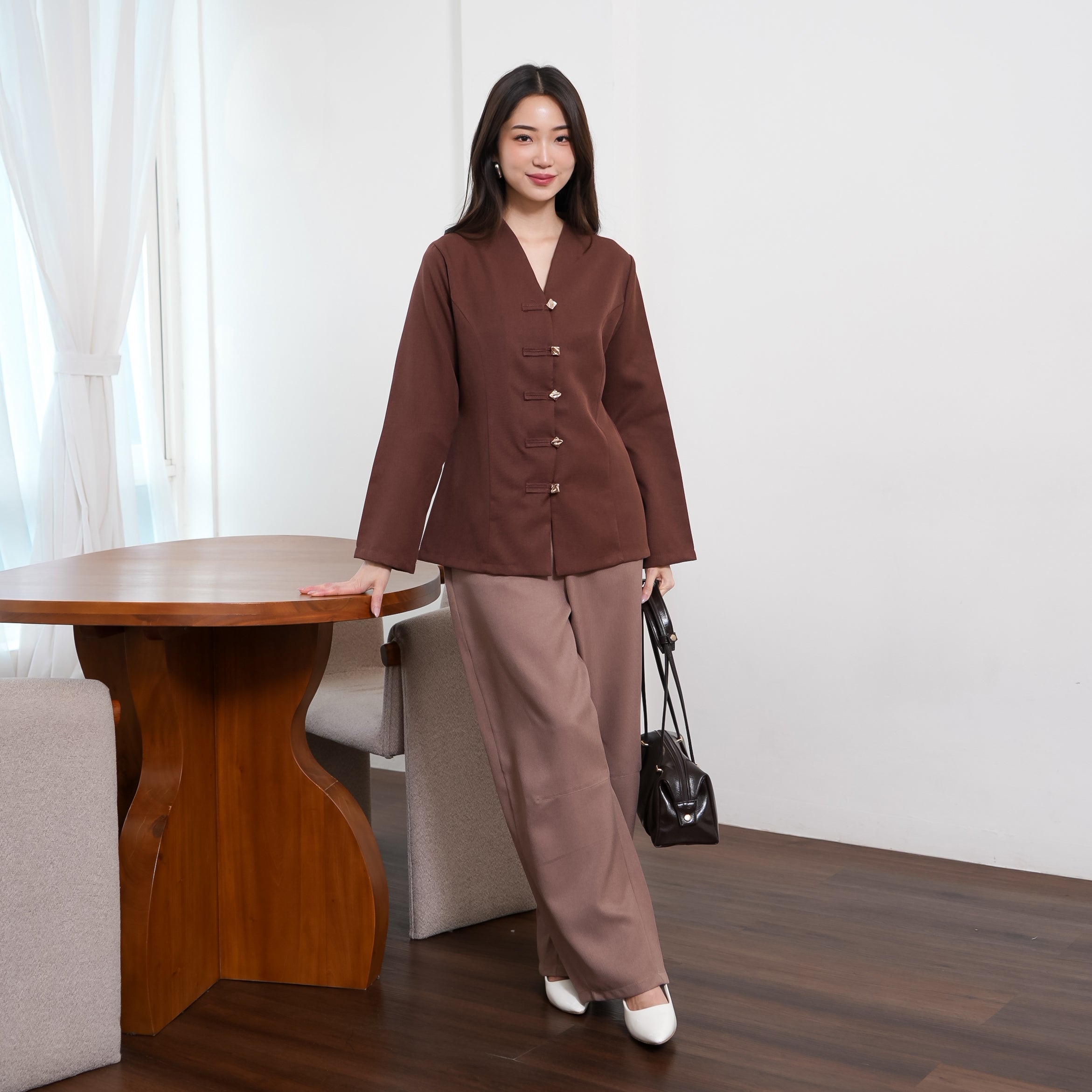 Elara Cheongsam Blouse