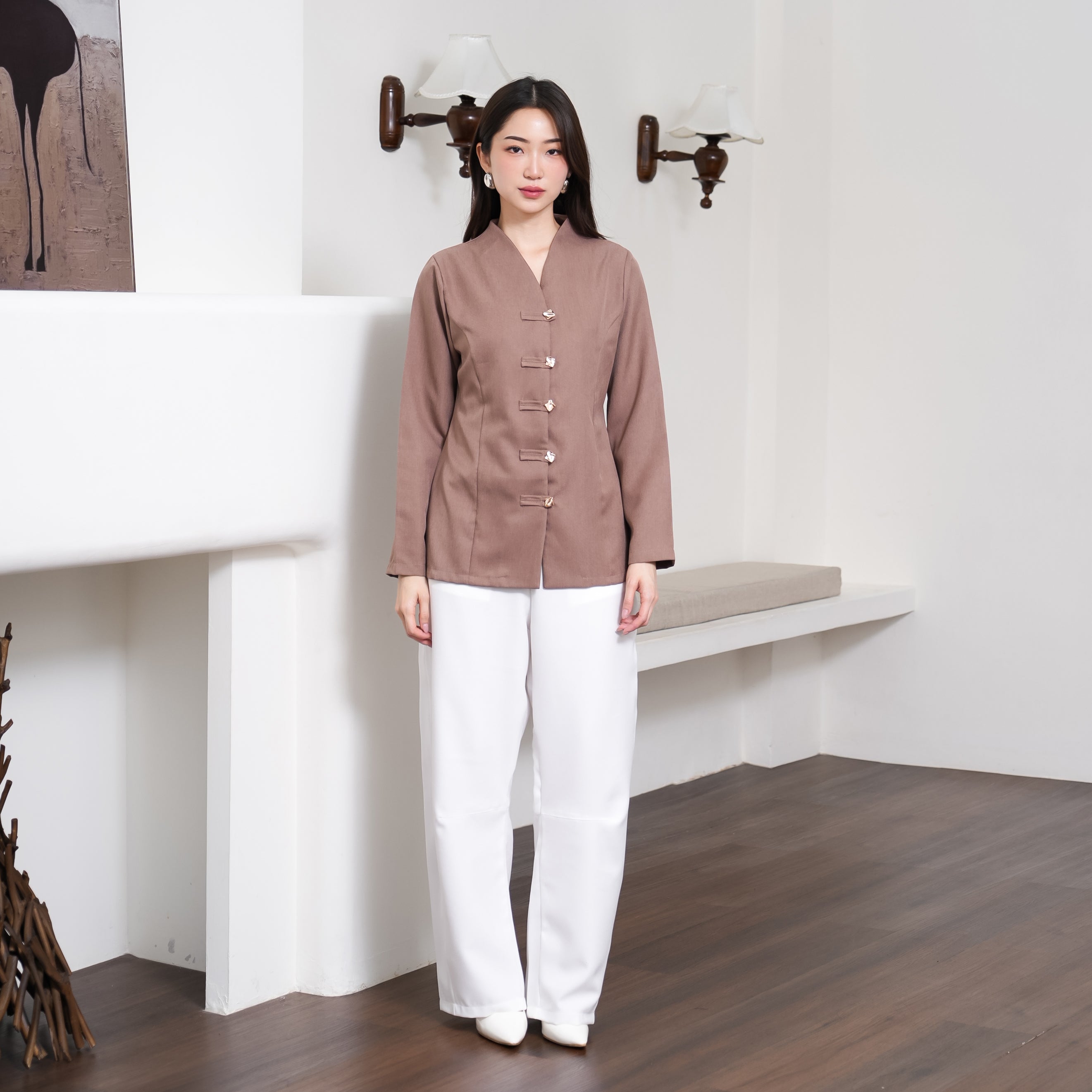 Elara Cheongsam Blouse