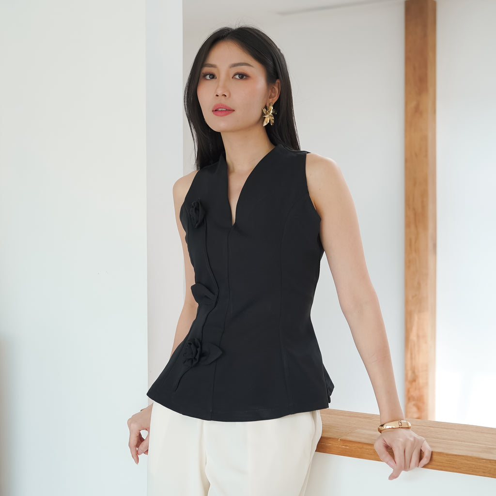 Lunelle Floral Chinos Top