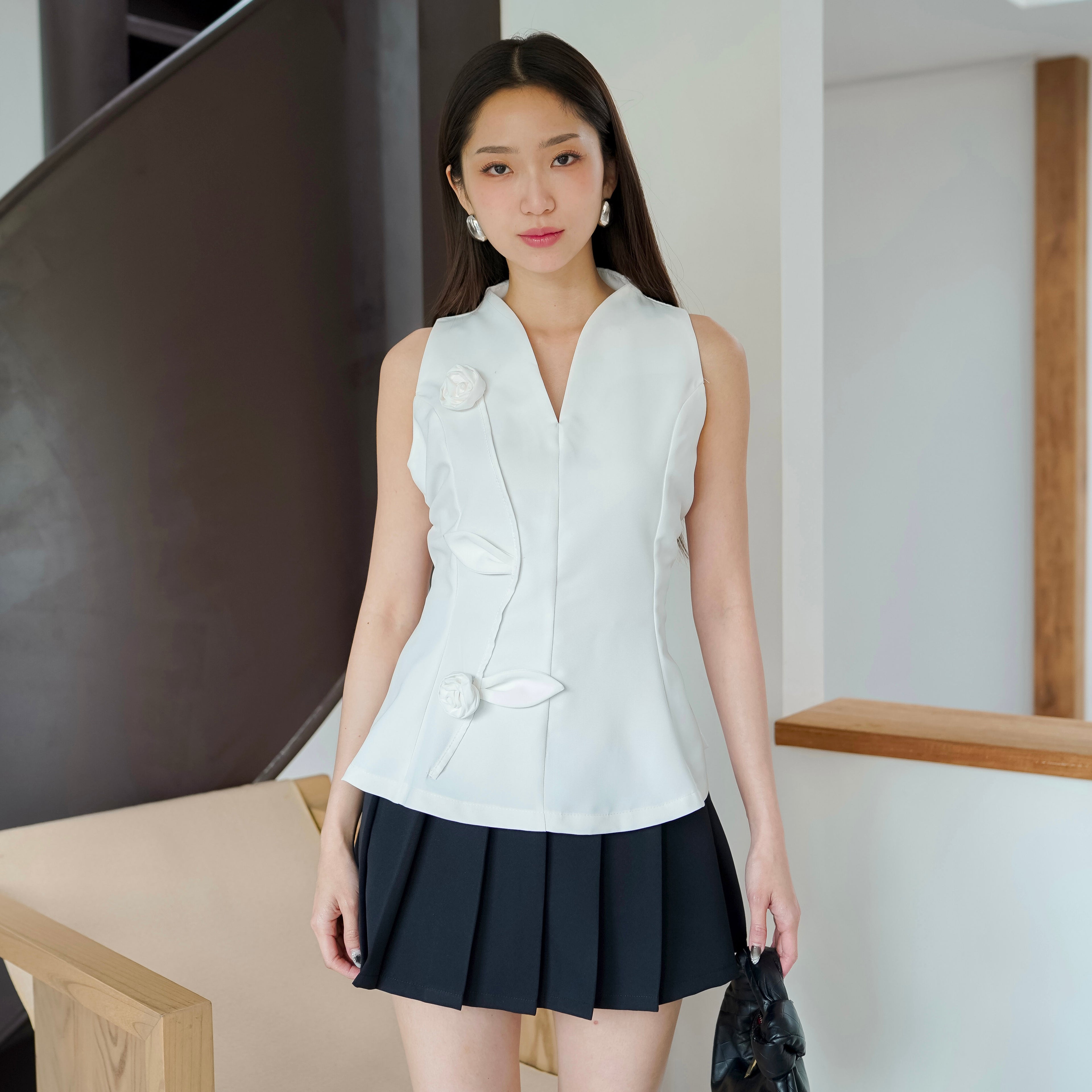 Lunelle Floral Chinos Top