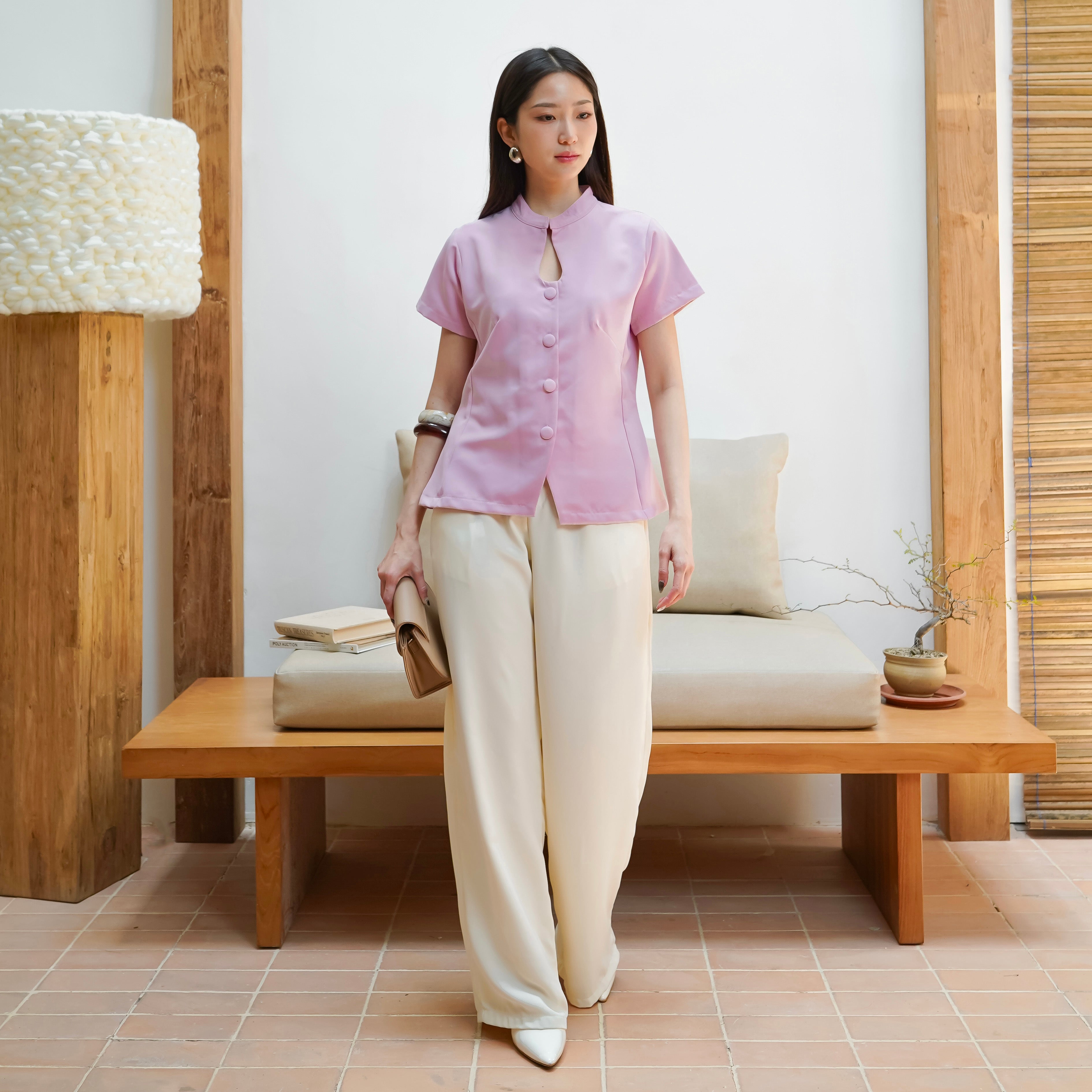 Sylvara Chinos Top